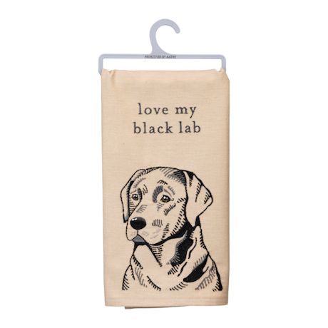 Embroidered Dog Breed Dish Towels